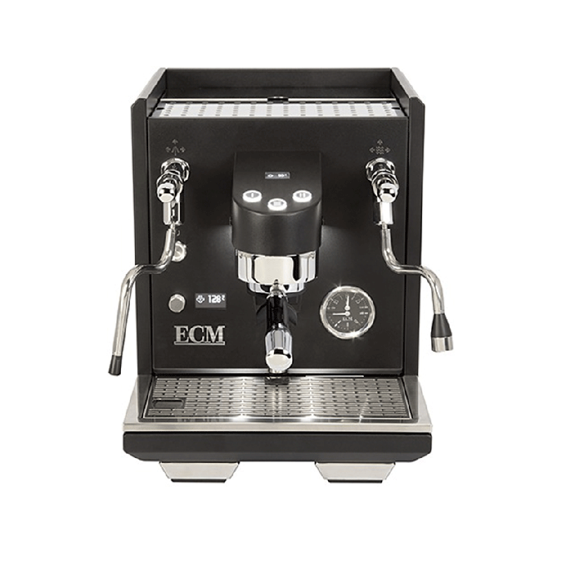 ECM Estetika Espressomaskine Inkl. Mahlkönig E64 WS Sort Espressokværn, Tamper Station & Tamper