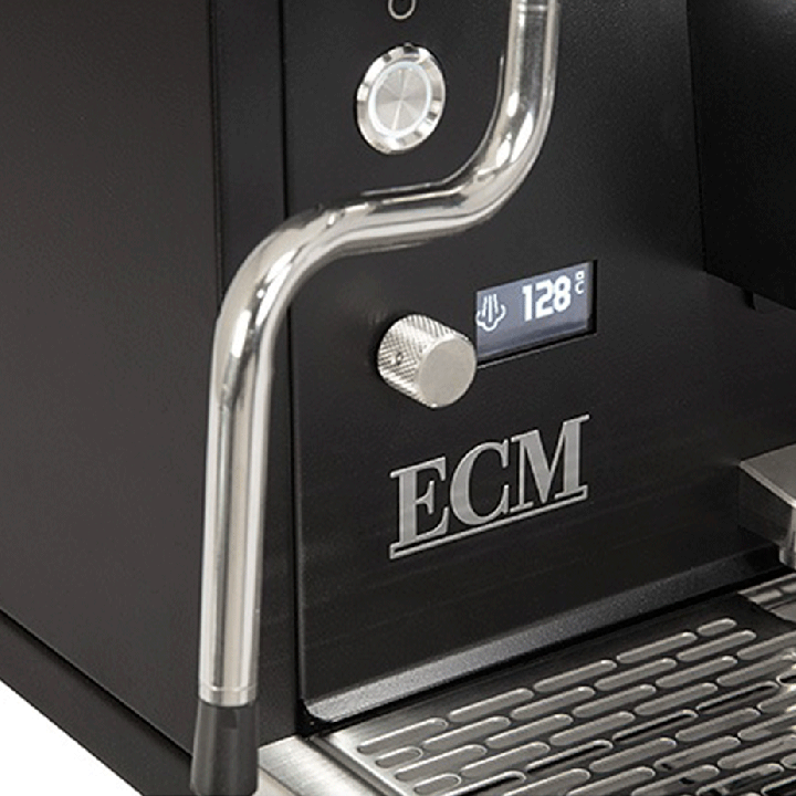 ECM Estetika Espressomaskine Inkl. Mahlkönig E64 WS Sort Espressokværn, Tamper Station & Tamper