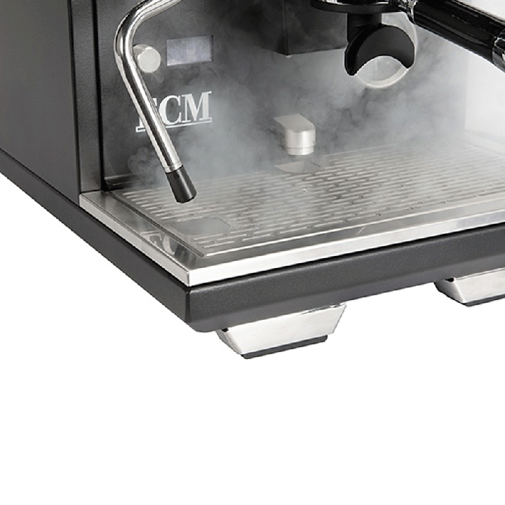 ECM Estetika Espressomaskine Inkl. Mahlkönig E64 WS Sort Espressokværn, Tamper Station & Tamper
