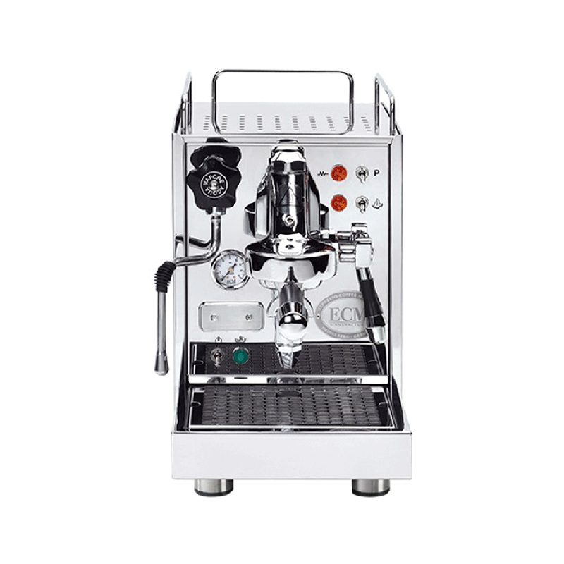 ECM Classika PID Espressomaskine Inkl. Eureka Mignon Libra 55 Chrome Kværn, Knockbox, Tamper og WDT Tool
