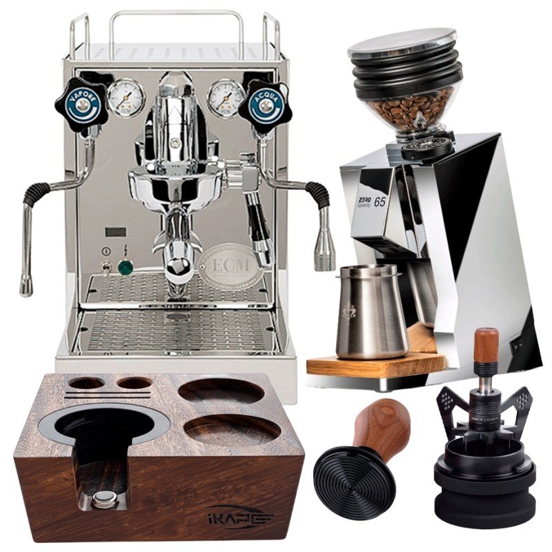 ECM Mechanika Slim PID Espressomaskine Inkl. ECM C-Automatik 54 Stål Espressokværn & Baristaudstyr