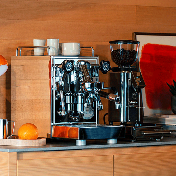 ECM Mechanika Slim PID Espressomaskine Inkl. ECM C-Automatik 54 Stål Espressokværn & Baristaudstyr