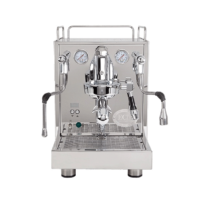 ECM Mechanika MAX II Espressomaskine Inkl. Eureka Mignon Oro Stark W Kværn, Tamper, WDT Tool, Mælkekande & Knockbox