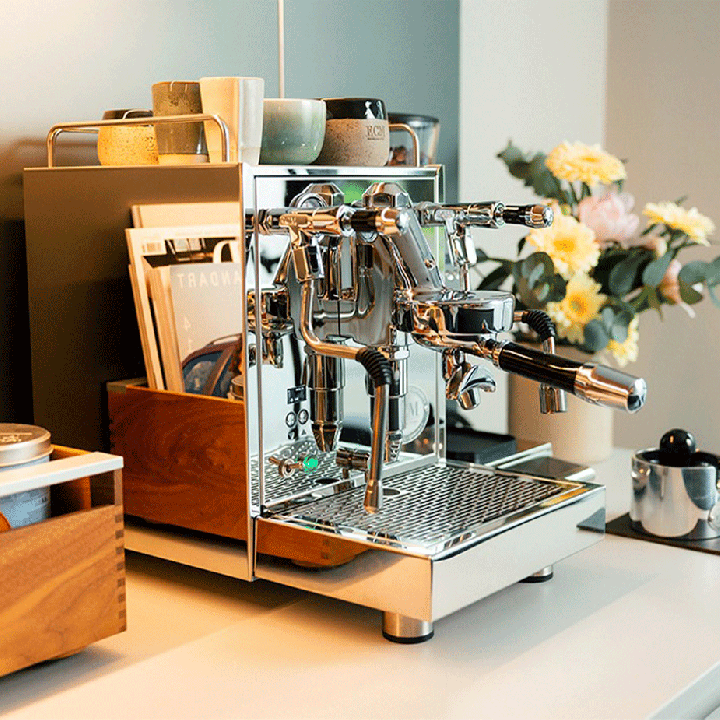 ECM Mechanika MAX II Espressomaskine Inkl. Eureka Mignon Oro Stark W Kværn, Tamper, WDT Tool, Mælkekande & Knockbox