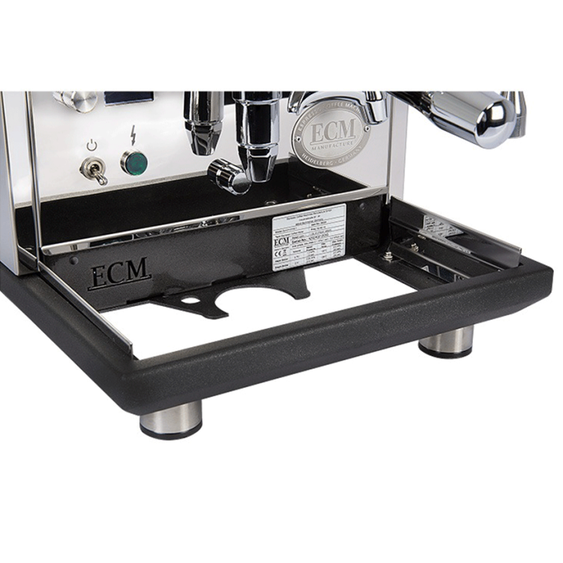ECM Synchronika II Espressomaskine Inkl. ECM Exacto Stål Espressokværn, Knockbox, Tamper & Mælkekande