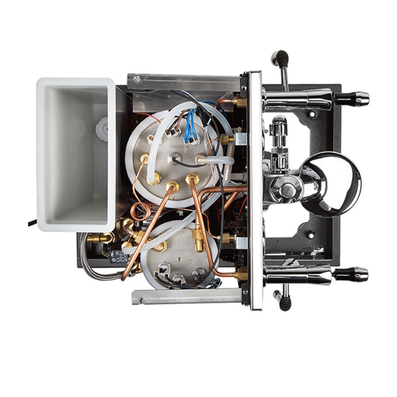 ECM Synchronika II Espressomaskine Inkl. ECM Exacto Stål Espressokværn, Knockbox, Tamper & Mælkekande