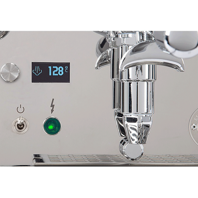ECM Synchronika II Espressomaskine Inkl. ECM Exacto Stål Espressokværn, Knockbox, Tamper & Mælkekande