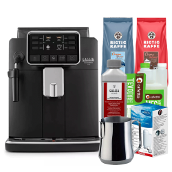 Gaggia Cadorna Style Espressomaskine Inkl. Plejepakke, Mælkekande & 2kg Rigtig Kaffe Hele Kaffebønner