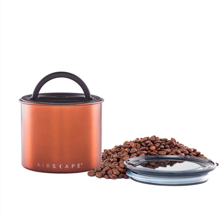 Airscape Classic Kaffebeholder Børstet Kobber 250g