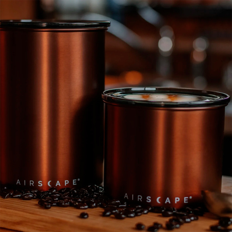 Airscape Classic Kaffebeholder Børstet Kobber 250g