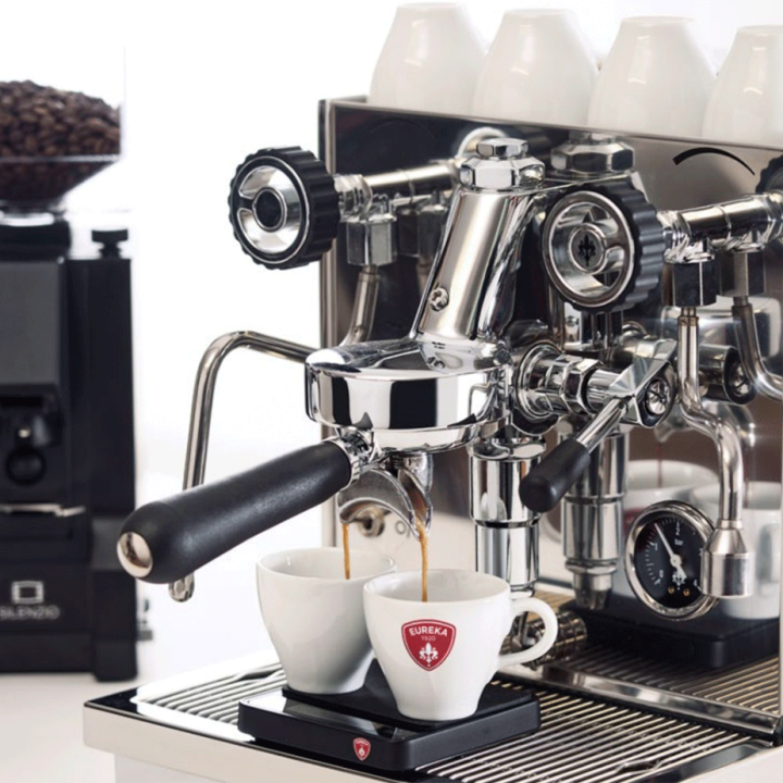 Eureka Pura R Sort Espressomaskine Inkl. Eureka Mignon Specialita Espressokværn & Baristaudstyr