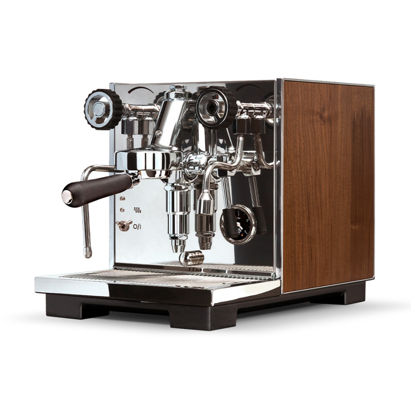 Eureka Pura R Valnød Espressomaskine Inkl. Eureka Mignon Specialita & Baristaudstyr