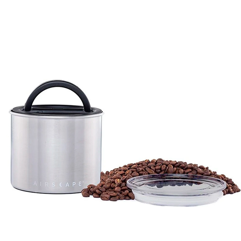 Airscape Classic Kaffebeholder Børstet Stål 250g