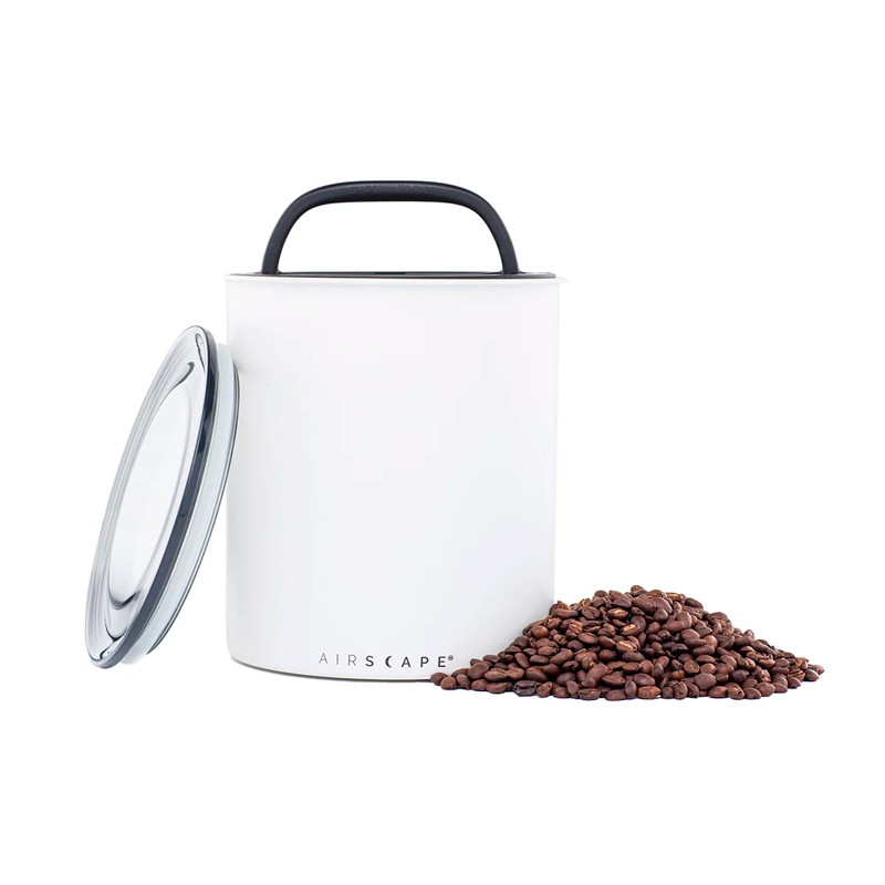 Airscape Kilo Kaffebeholder Mat Hvid 1kg