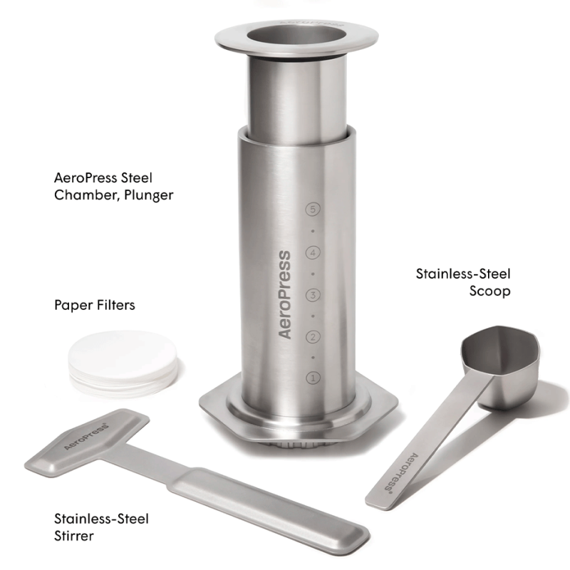 AeroPress Rustfrit Stål Kaffebrygger