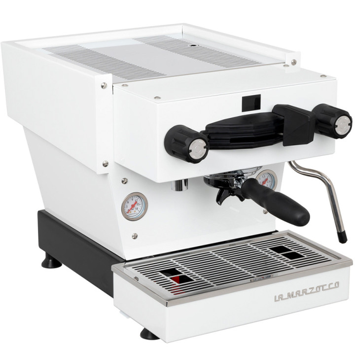 La Marzocco Linea Mini R Hvid Espressomaskine Inkl. Eureka Atom W 65 Casa Mat Sort Espressokværn