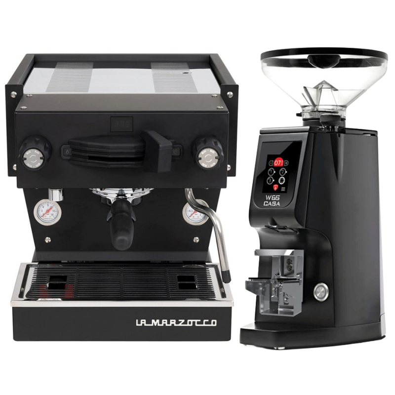 La Marzocco Linea Mini R Sort Espressomaskine Inkl. Eureka Atom W 65 Casa Mat Sort Espressokværn