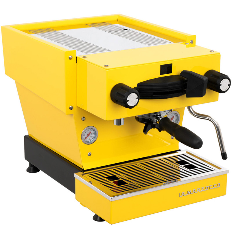 La Marzocco Linea Mini R Gul Espressomaskine Inkl. Eureka Atom W 65 Casa Mat Sort Espressokværn