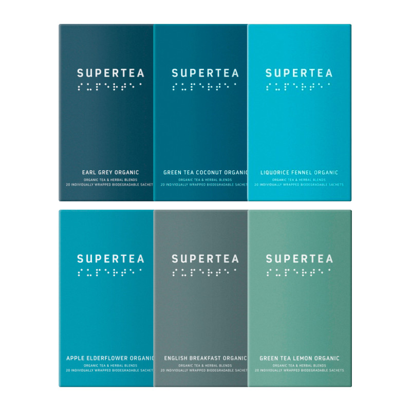 Supertea Mixpakke 4 6x20 Tebreve