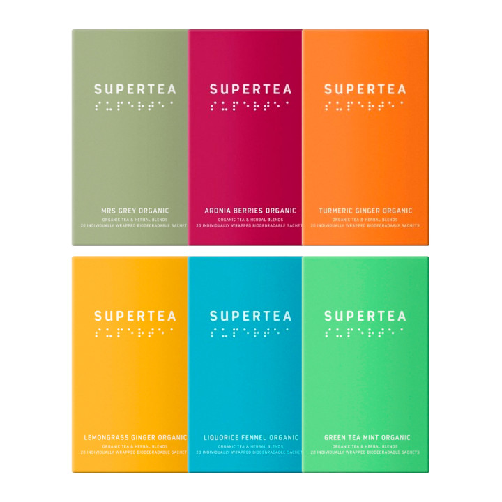 Supertea Mixpakke 6 6x20 Tebreve