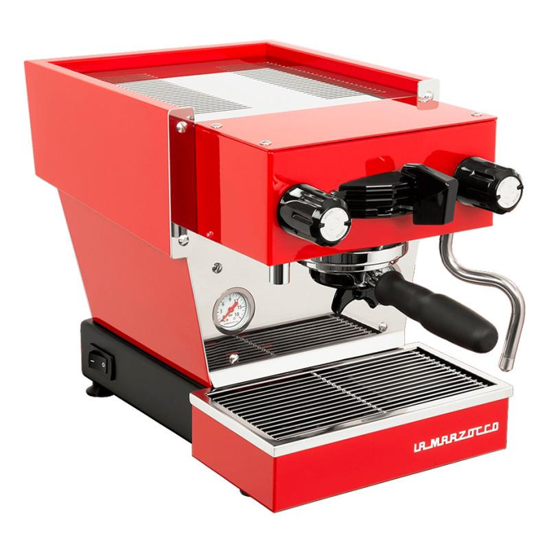 La Marzocco Linea Micra Rød Espressomaskine Inkl. Eureka Atom W 65 Casa Mat Sort Espressokværn
