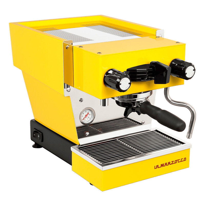 La Marzocco Linea Micra Gul Espressomaskine Inkl. Eureka Atom W 65 Casa Mat Sort Espressokværn