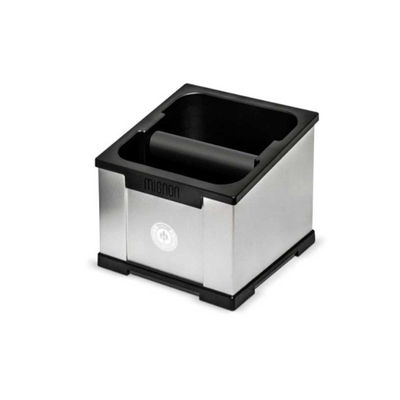Eureka Mignon Specialita Sort/Chrome Espressokværn Inkl. Mignon Knock Box Polished Natural Silver