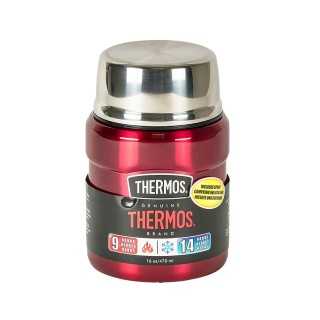 Thermos Madtermoflaske 0,47 L Mørkerød
