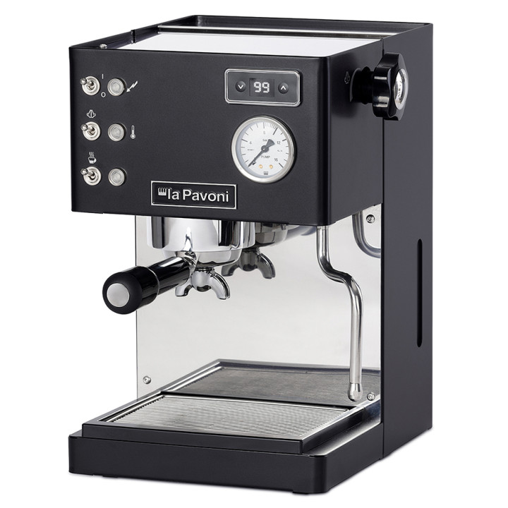 La Pavoni Casa Bar PID Sort LPMCBN02EU Espressomaskine Inkl. Eureka Mignon Specialita Sort/Chrome Espressokværn