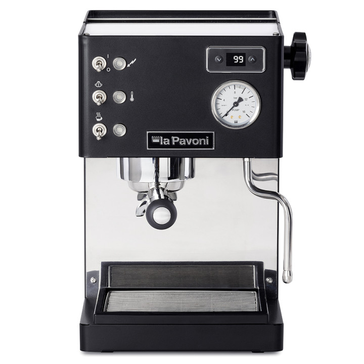 La Pavoni Casa Bar PID Sort LPMCBN02EU Espressomaskine Inkl. Eureka Mignon Specialita Sort/Chrome Espressokværn