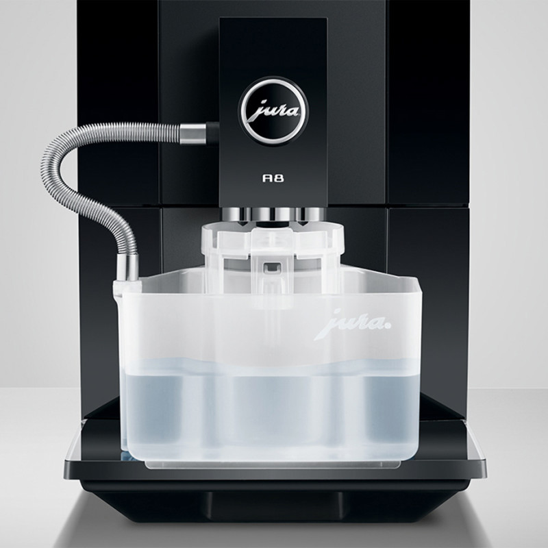 Jura A8 (EA) Piano Black Espressomaskine Inkl. Startpakke (DK sprog)