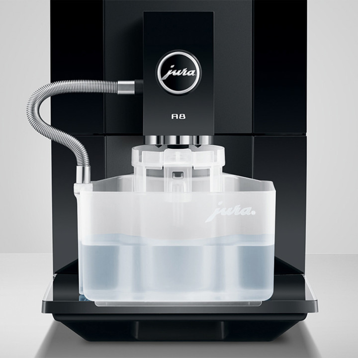 Jura A8 (EA) Piano Black Espressomaskine Inkl. Startpakke (DK sprog)