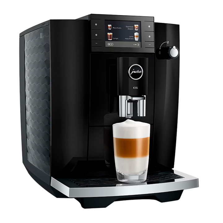 Jura E6 (ED) Piano Black Espressomaskine Inkl. Startpakke DK sprog