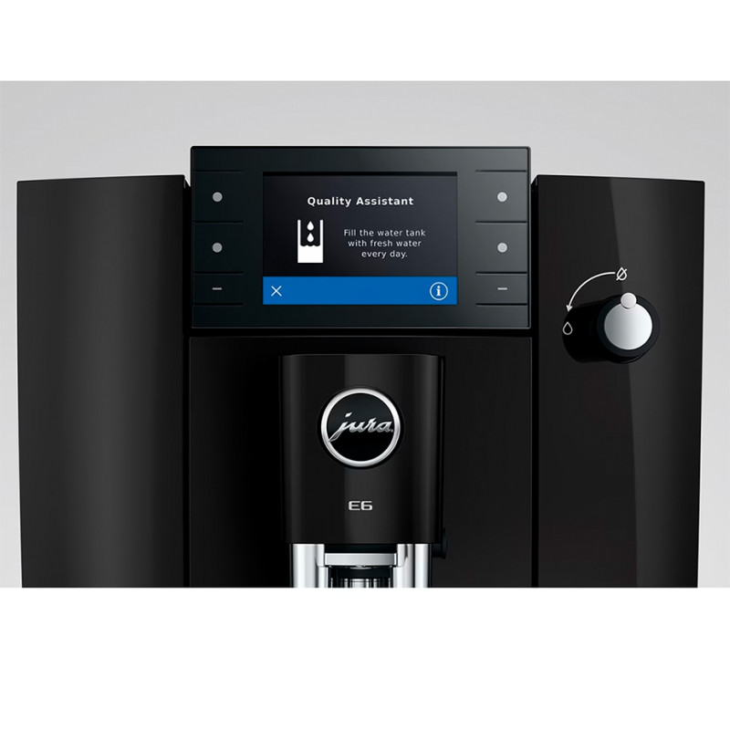 Jura E6 (ED) Piano Black Espressomaskine Inkl. Startpakke DK sprog