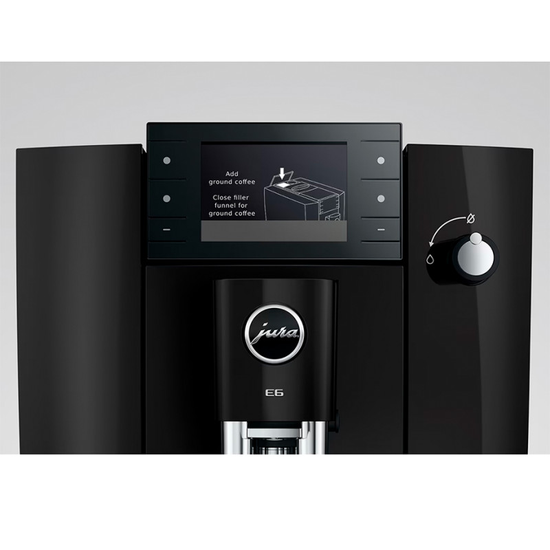 Jura E6 (ED) Piano Black Espressomaskine Inkl. Startpakke DK sprog