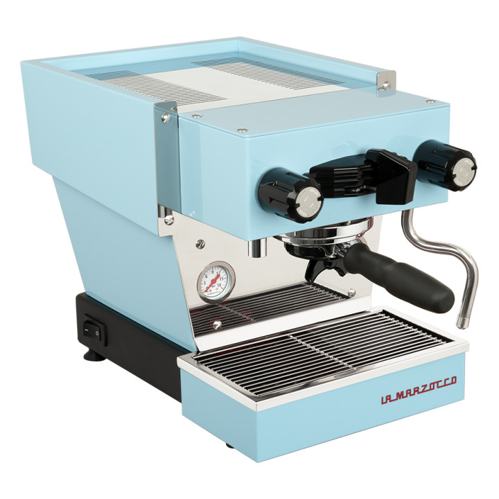 La Marzocco Linea Micra Blå Espressomaskine Inkl. Mahlkönig E64 WS Sort Espressokværn