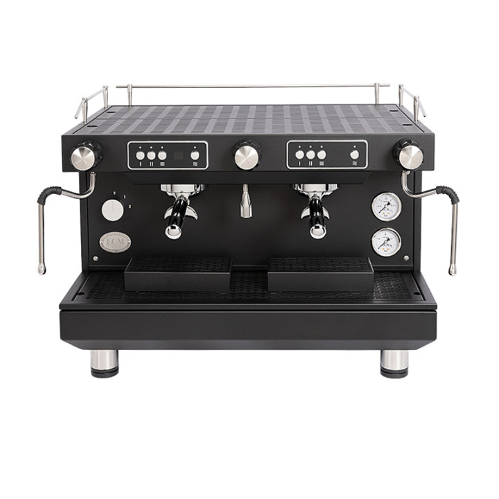 ECM Compact HX-2 PID  Proffesionel 2 Gr. Sort Espressomaskine Inkl. Eureka Atom W 75 Mat Sort Espressokværn