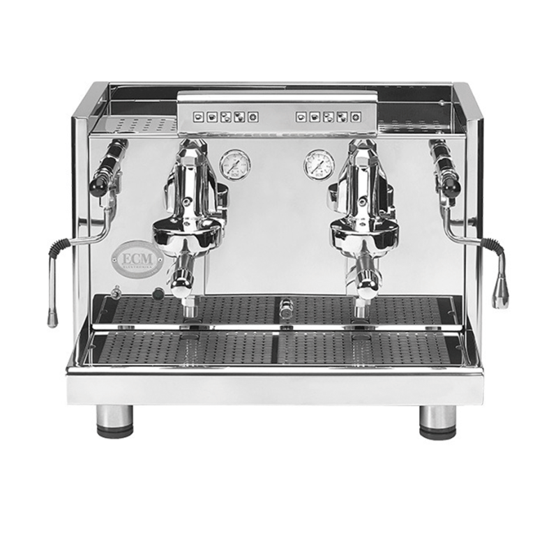 ECM Elektronika Profi Due 2GR. Espressomaskine Inkl. Eureka Atom W 75 Chrome Espressokværn