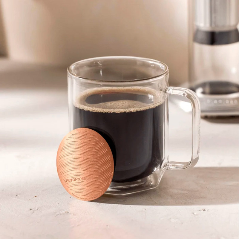 Aeropress Gold Tone Genbrugeligt Filter Rustfrit Stål