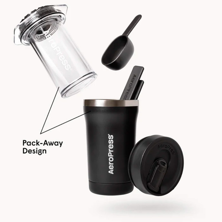 AeroPress Go Plus Sort Rejsebrygger
