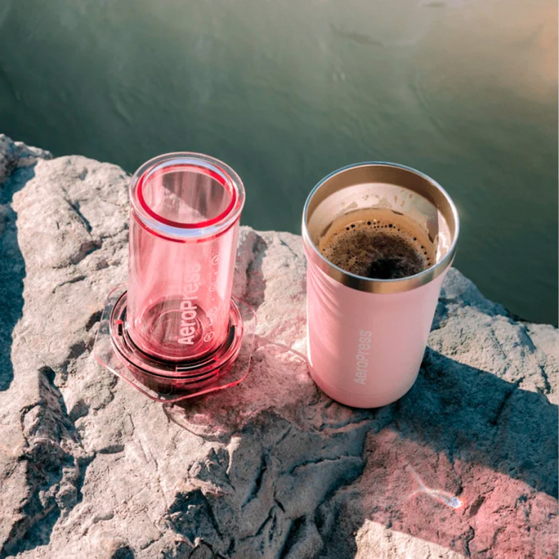 AeroPress Go Plus Pink Rejsebrygger
