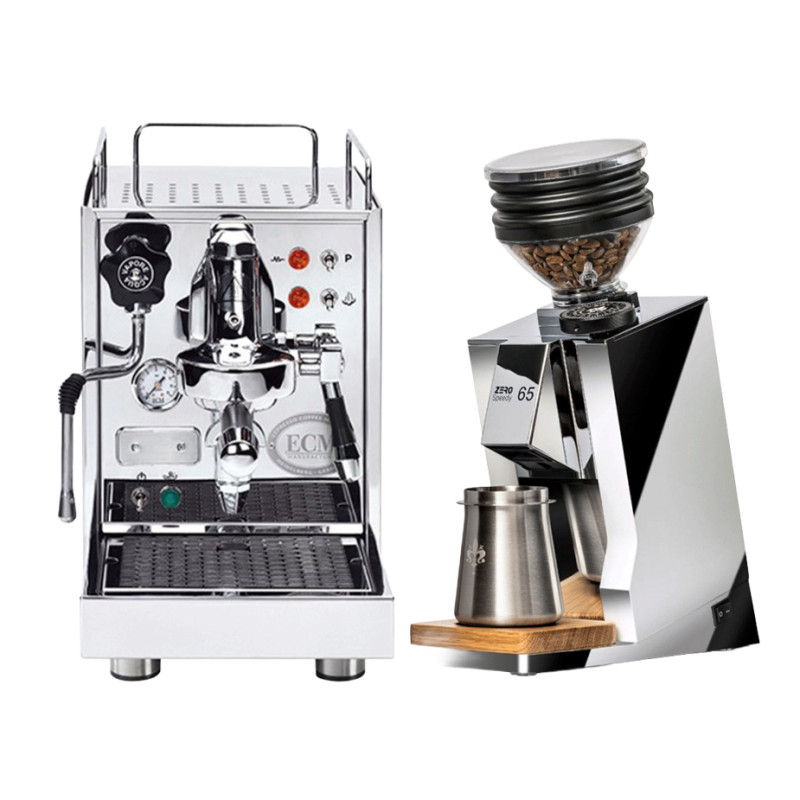 ECM Classika PID Espressomaskine Inkl. Eureka Mignon Zero 65 Speedy Espressokværn