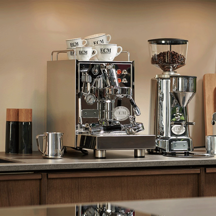 ECM Classika PID Espressomaskine Inkl. Eureka Mignon Zero 65 Speedy Espressokværn