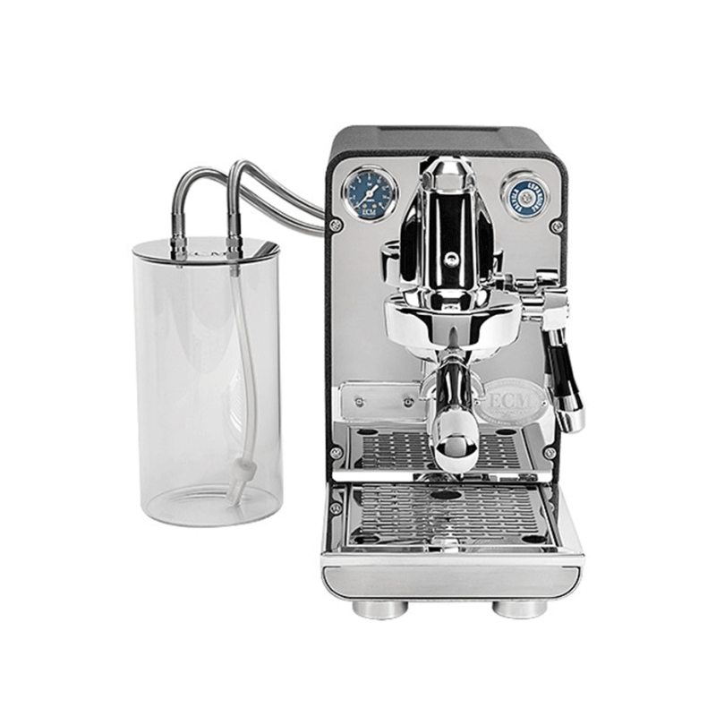 ECM Puristika Anthracite Espressomaskine Inkl. Eureka Mignon Zero 65 Speedy Espressokværn &Tamper