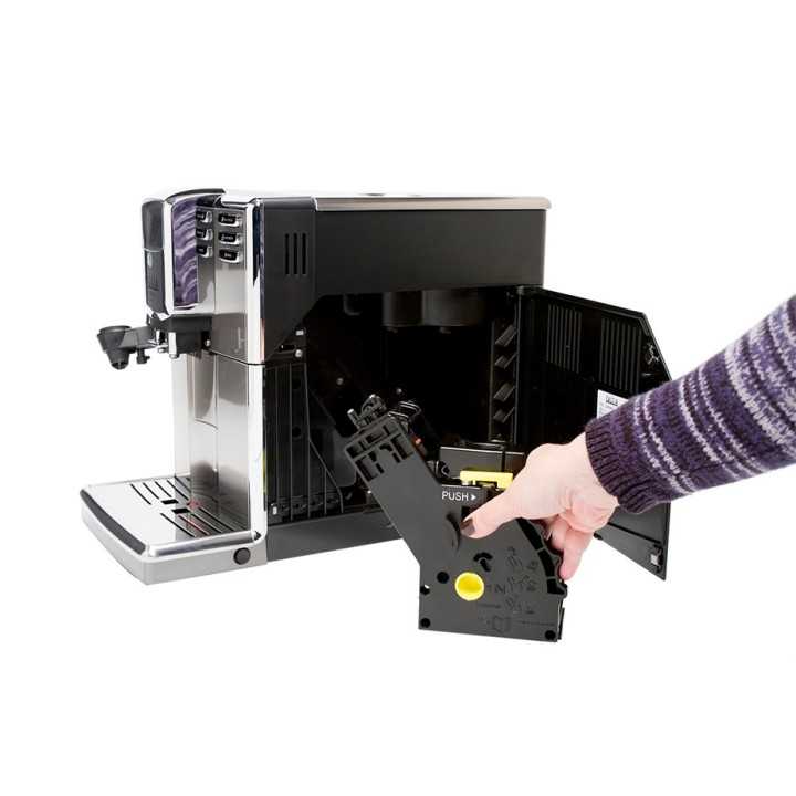 Gaggia Anima De Luxe Stål/Sort Espressomaskine Gaggia Anima De Luxe Stål/Sort Espressomaskine