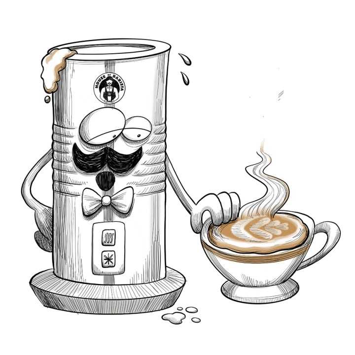 House of Barista Elektrisk Mælkeskummer