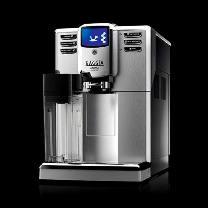 Gaggia Anima Prestige Stål Inkl. 9x400g Verdenskaffe