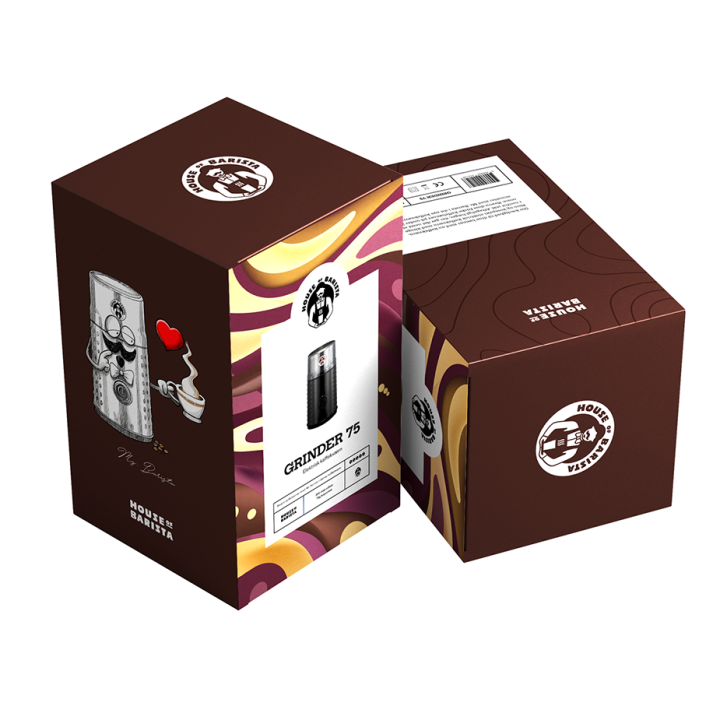 House of Barista Elektrisk Kaffekværn Inkl. 9x400g Verdenskaffe