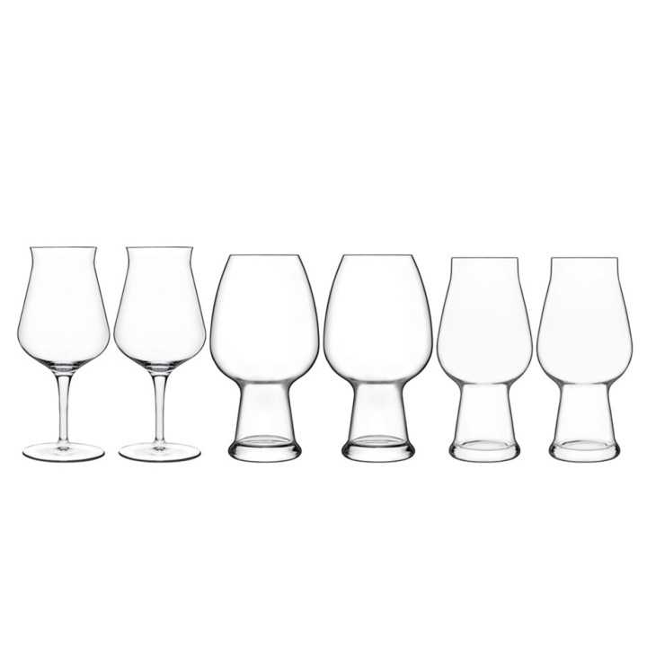 Luigi Bormioli Birrateque Ølglas Sæt