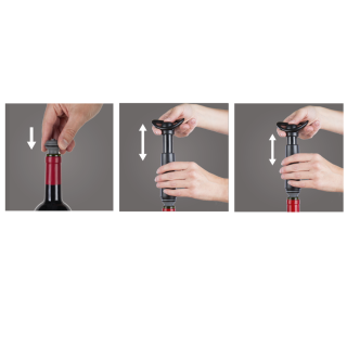 Vacu Vin Wine Saver Concerto Vakuumpumpe Inkl. 2 Vinpropper